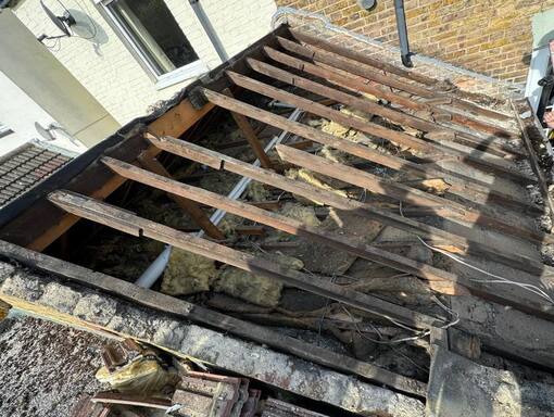 Hunstanton Roofing Services 16 This is a photo of a roof needing repairs in Hunstanton