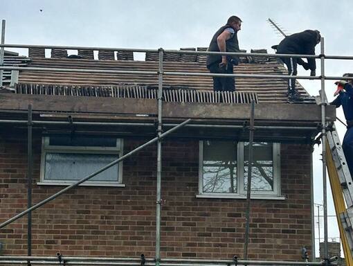 Hunstanton Roofing Services 19 This is a photo of a roof being repaired in Hunstanton. Installation carried out by Hunstanton Roofing Services