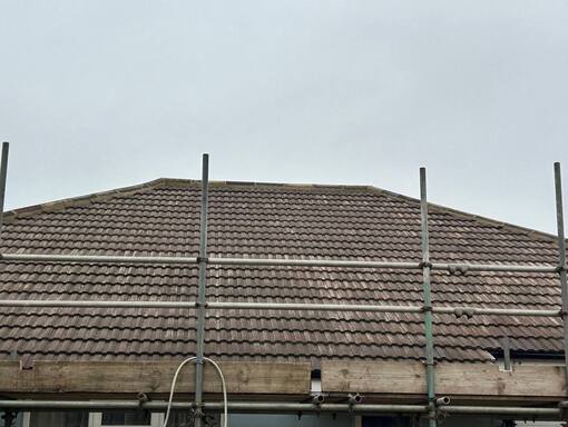 Hunstanton Roofing Services 4 This is a photo of a roof being installed in Hunstanton. Installation carried out by Hunstanton Roofing Services