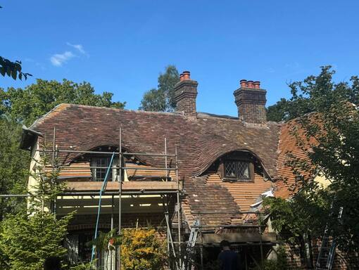 Hunstanton Roofing Services 6 This is a photo of a roof being repaired in Hunstanton. Installation carried out by Hunstanton Roofing Services